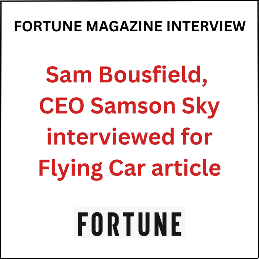 Move over, Jetsons: Fixed-wing flying car nears production
