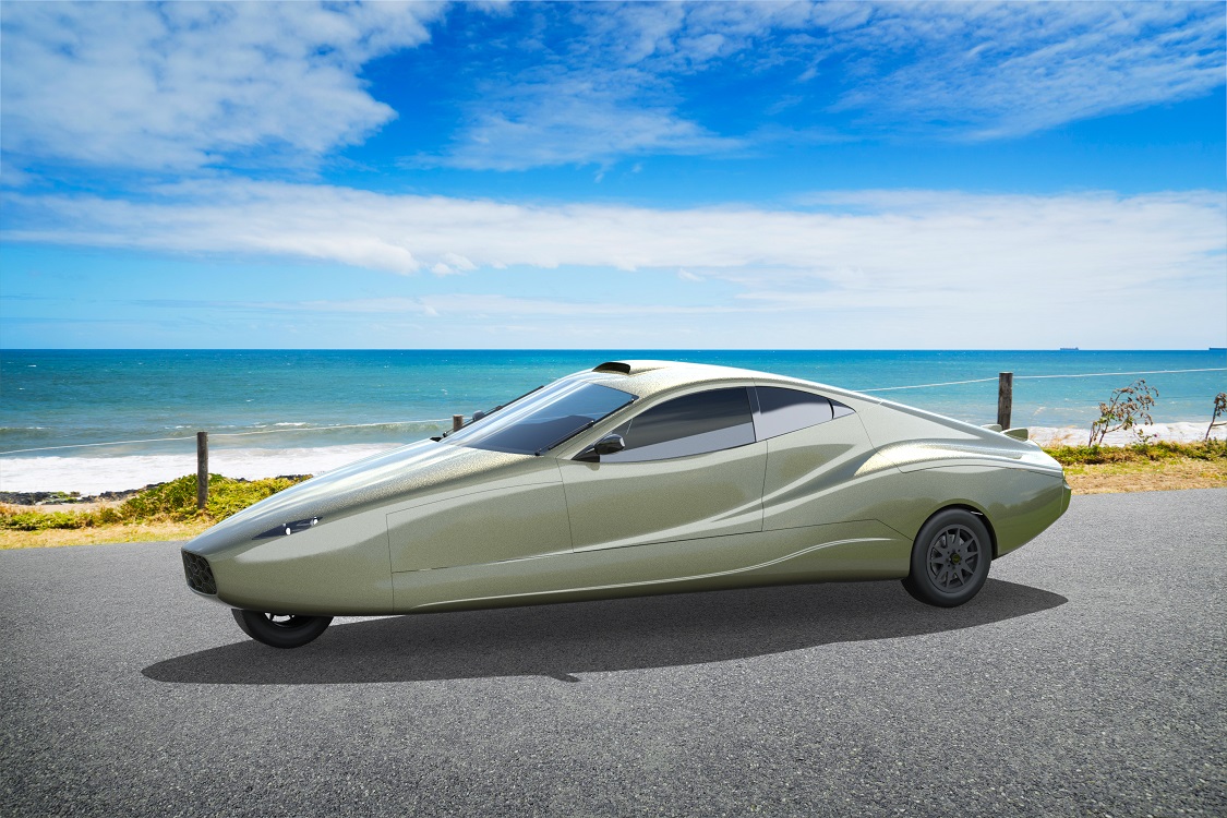 A render of a flying car