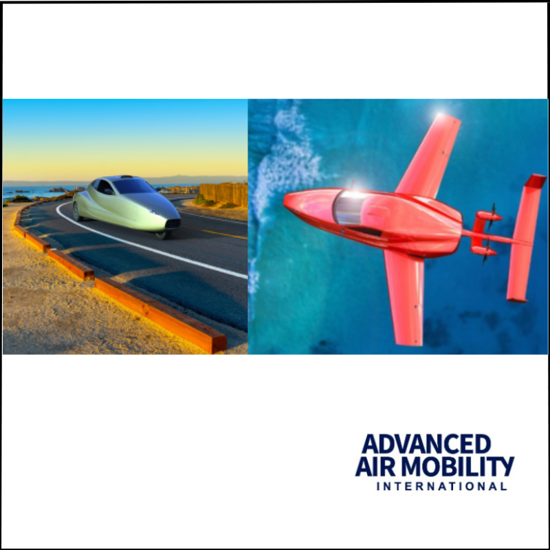 Samson Sky CEO Presents Switchblade Flying Sports Car at Dubai World Congress