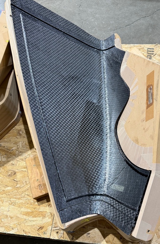 A fabricated component of a flying car