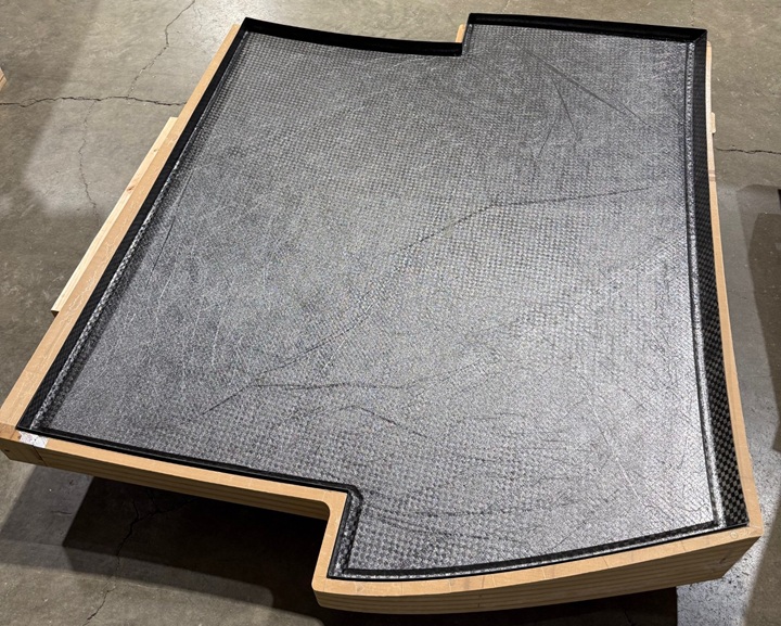 A fabricated component of a flying car