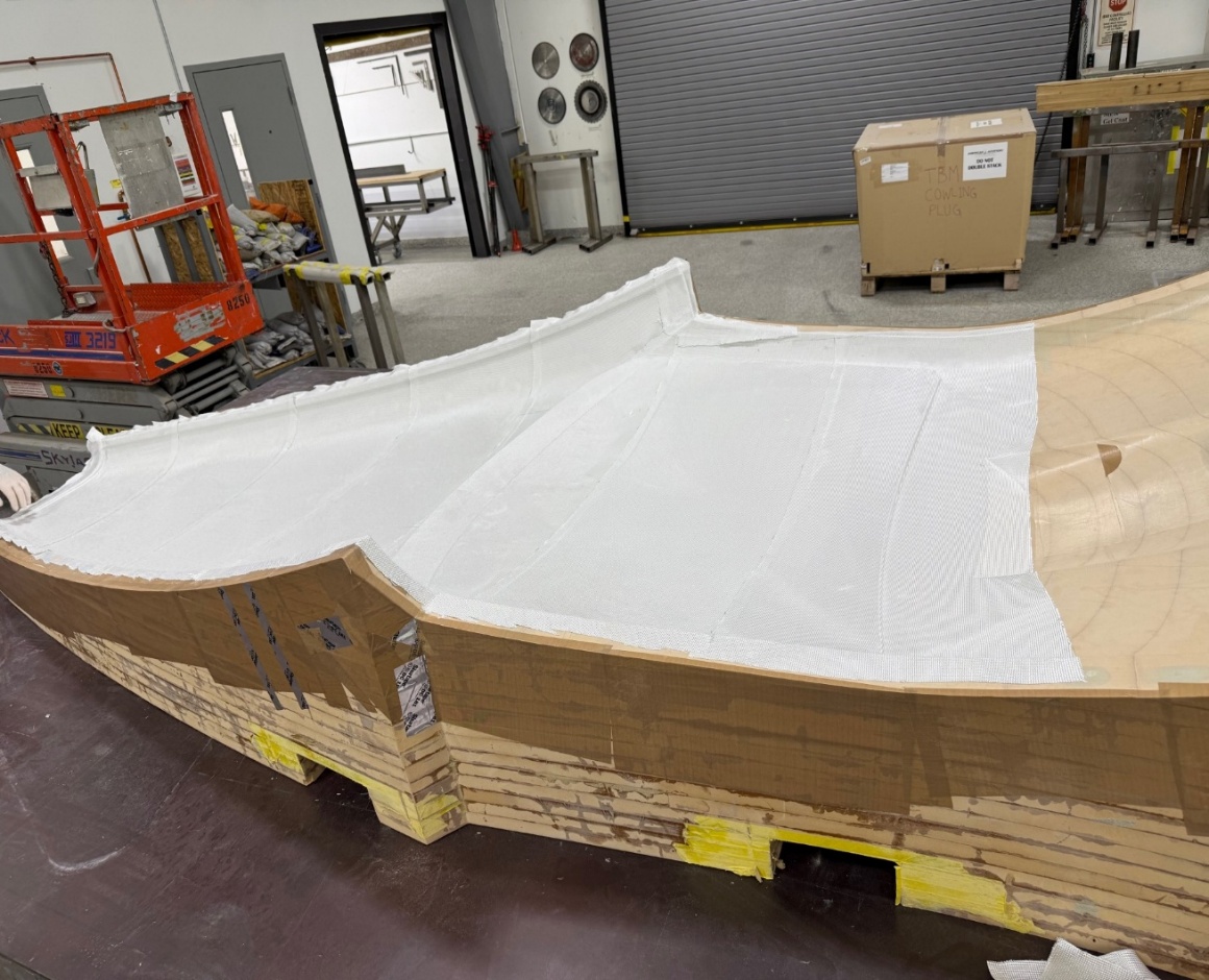 A fabricated component of a flying car