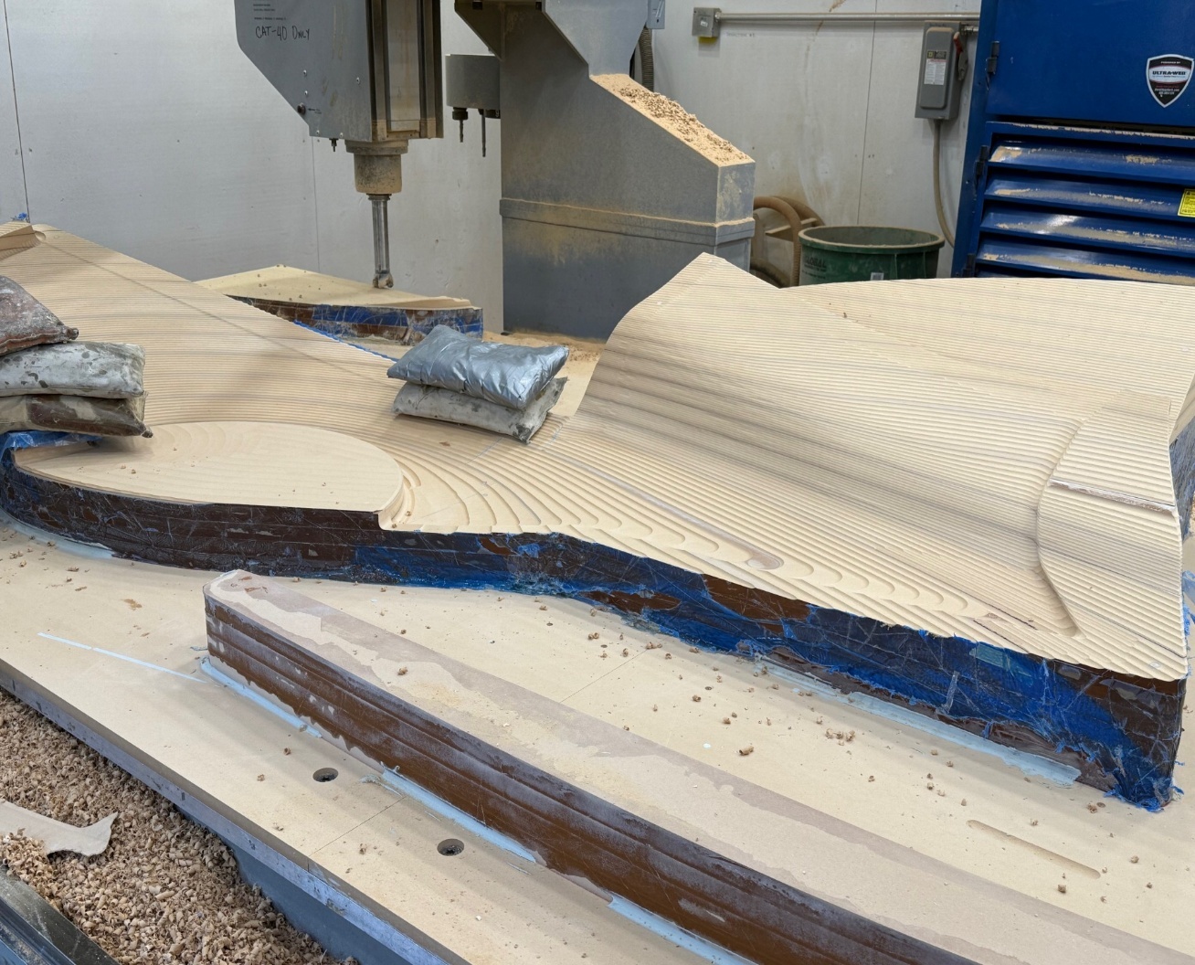 A fabricated component of a flying car