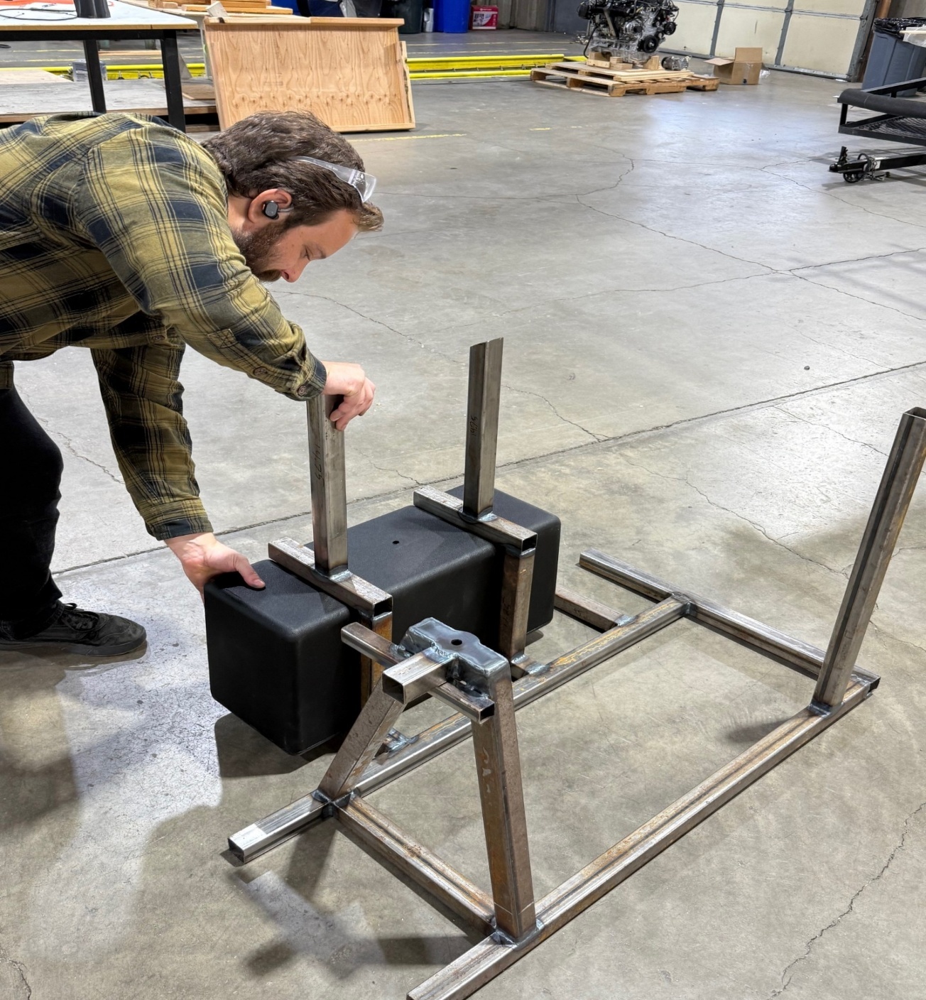 A fabricated component of a flying car