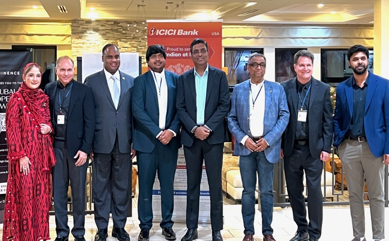 Global Innovator Award Presented to Sam Bousfield on Capitol Hill, A photo of a group of people wearing formal outfits