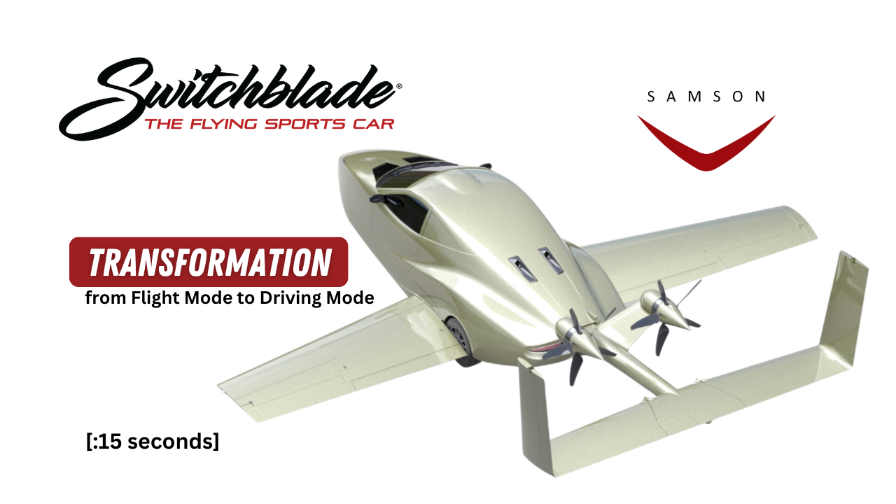 Another patent for the Switchblade flying car